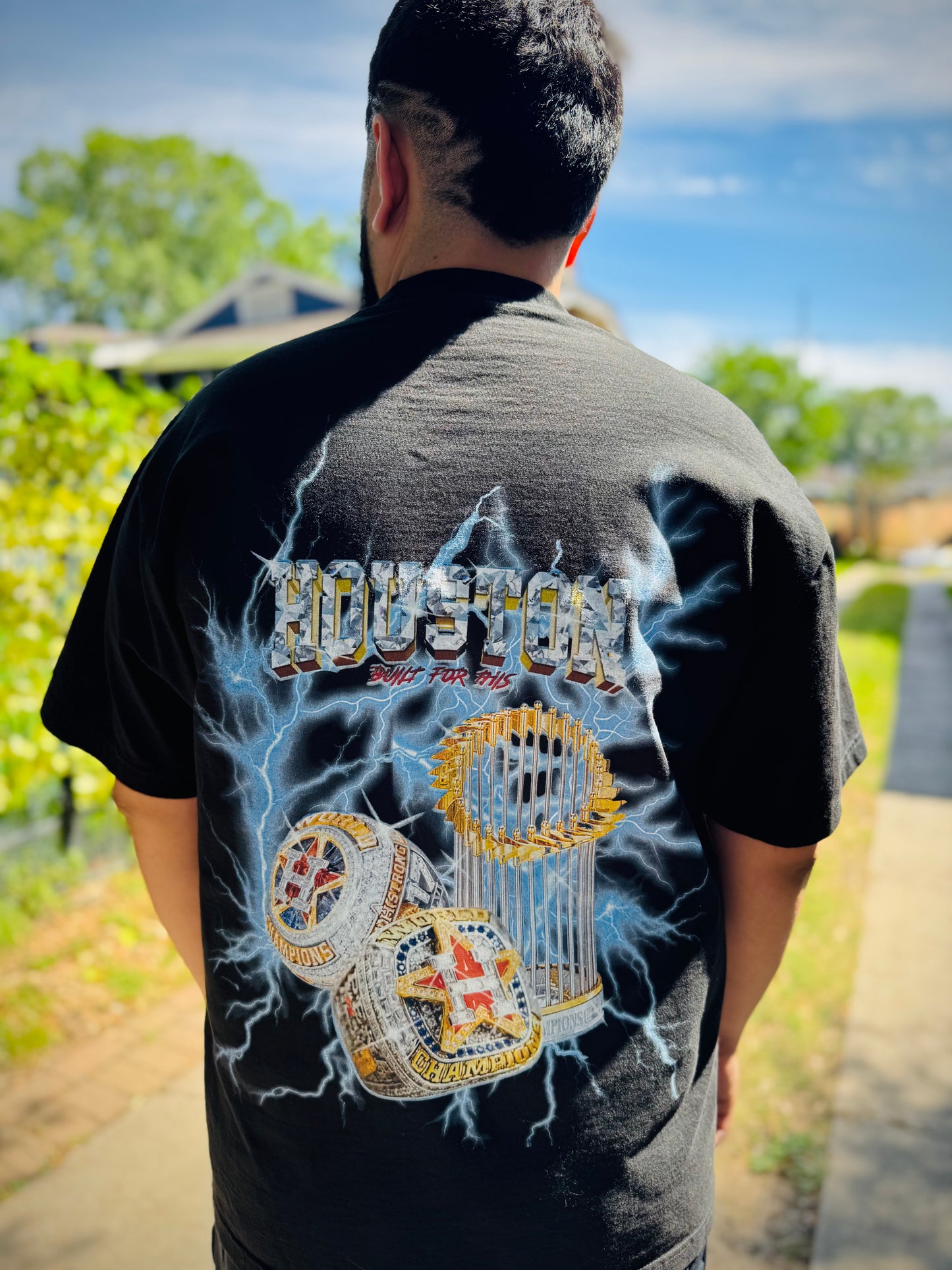 Astros Lightning tee